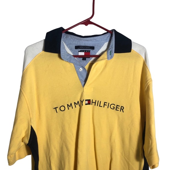 Tommy Hilfiger vintage short sleeve polo shirt. Sz Large - Picture 2 of 6